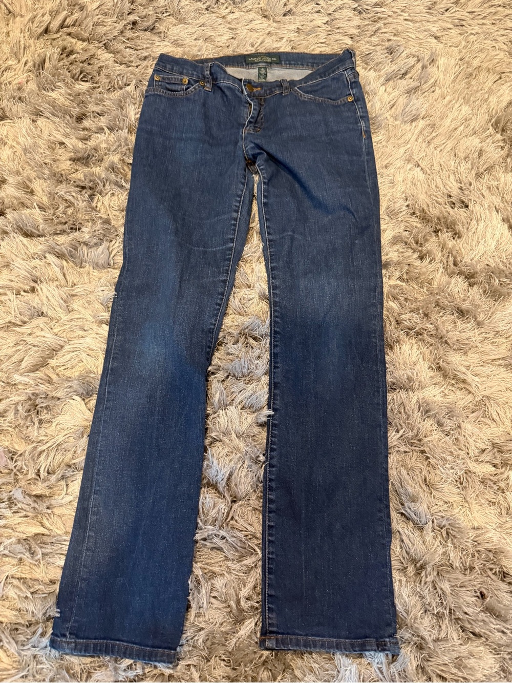 LRL Lauren Jeans co. Ralph Lauren modern straight Blue Straight-Leg Jeans